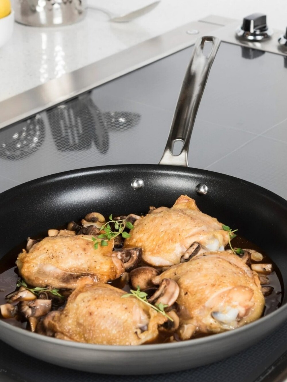 Viking Hard Anodized Ceramic Signature Handle Non-Stick 12" Fry Pan